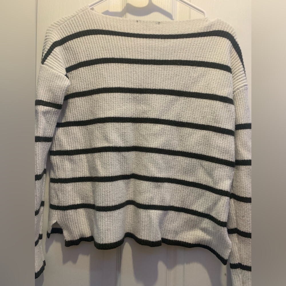 staccato striped sweater